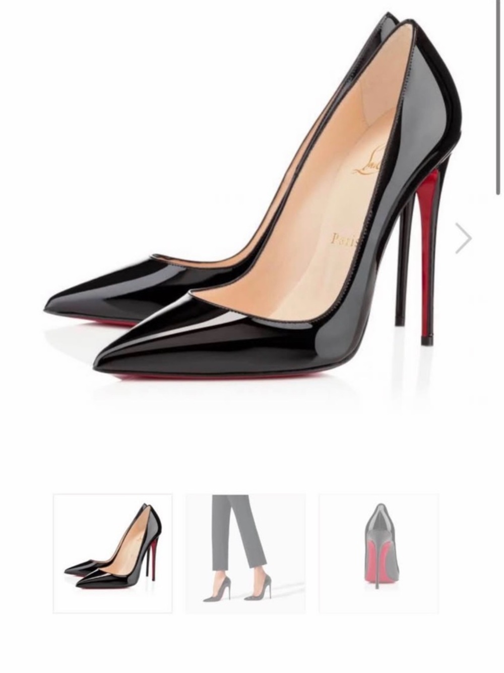 Black Patent Leather So Kate Louboutin Pumps